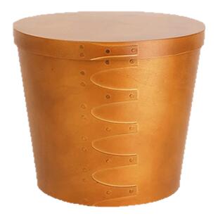 夏克盒复古收纳盒craster小众圆形收纳筐高颜值床头柜实木中古ins