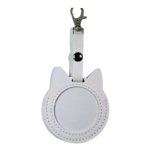 新款迷你猫耳有透明层专属姓名牌保护套挂件徽章纪念钥匙扣送朋友