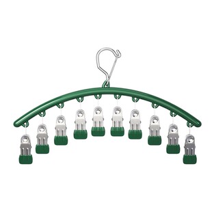 不锈钢多夹子袜子晾晒架无痕防风内衣裤晾衣挂架阳台晒袜子神器L