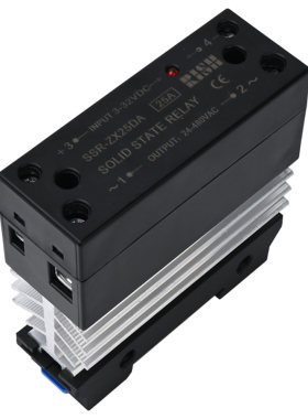 SSR220V直流控一体式导轨散热器