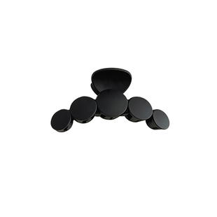 黑色发夹女后脑勺盘发抓夹磨砂高级感鲨鱼夹简约发抓发卡头饰秋冬