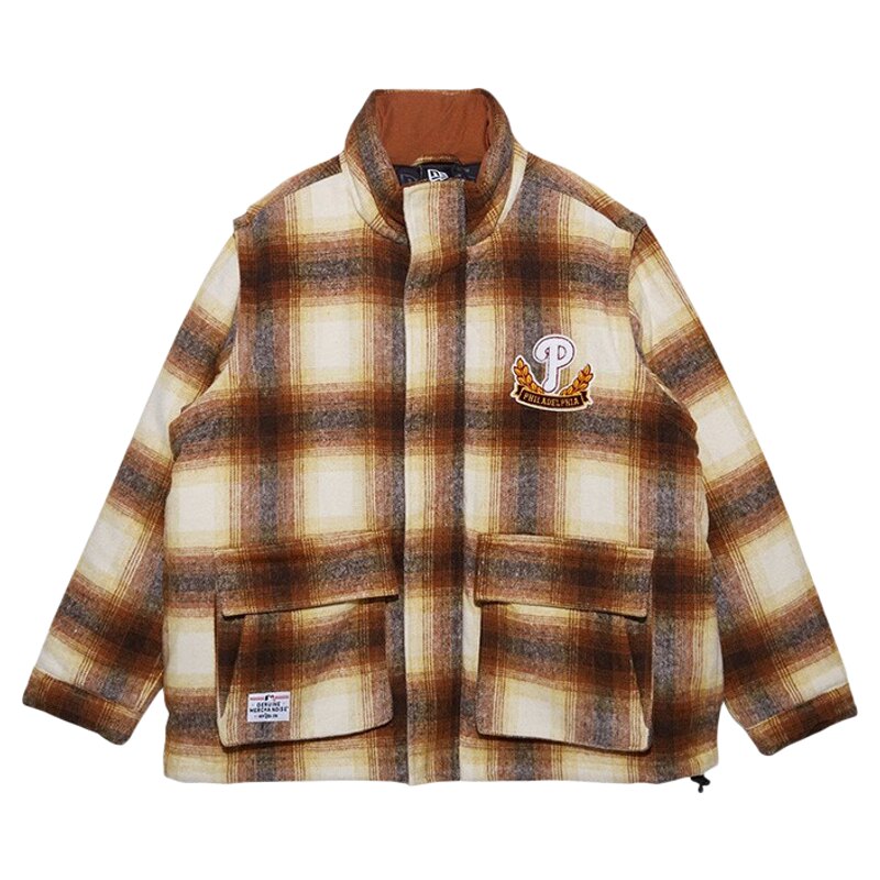 NewEra纽亦华MLB两穿棉服马甲