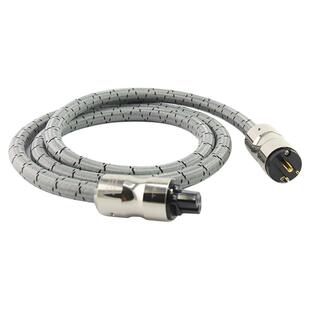 美国奇力K佬纯铜音响胆机电源线发烧级线功放电源线hifi连接线