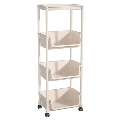 小推车置物架家用多层收纳架