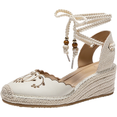 natursun羊里软休闲渔夫鞋