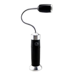 强光带磁铁手电筒LED软管工作灯汽修维修灯 可充电超亮检修灯照明