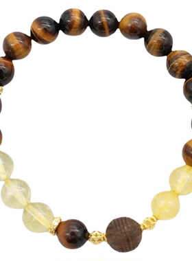 灵隐·五行多宝水晶手串五路财神补缺金好运男女生手链伴手礼物