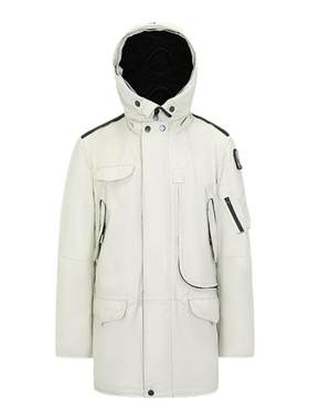 兽王冬季新款男士真皮皮衣羽绒服