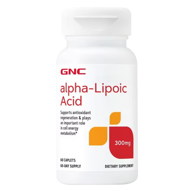 GNC阿尔法硫辛酸精华片300mg60粒