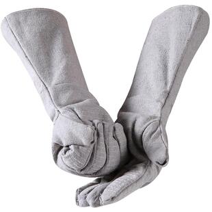 佳护加长24线全帆布劳保手套耐磨加厚内衬机修电焊工作业防护用品