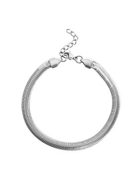 蛇骨链钛钢手链男潮女个性简约小众设计手饰嘻哈潮流复古男士手环