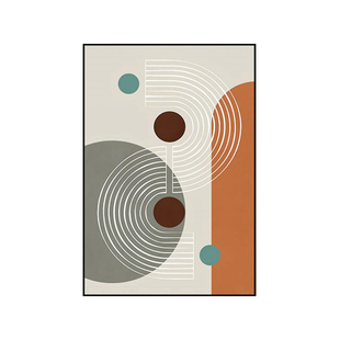 现代玄关装饰画楼梯走廊通道抽象客厅餐厅过道背景墙竖款北欧挂画