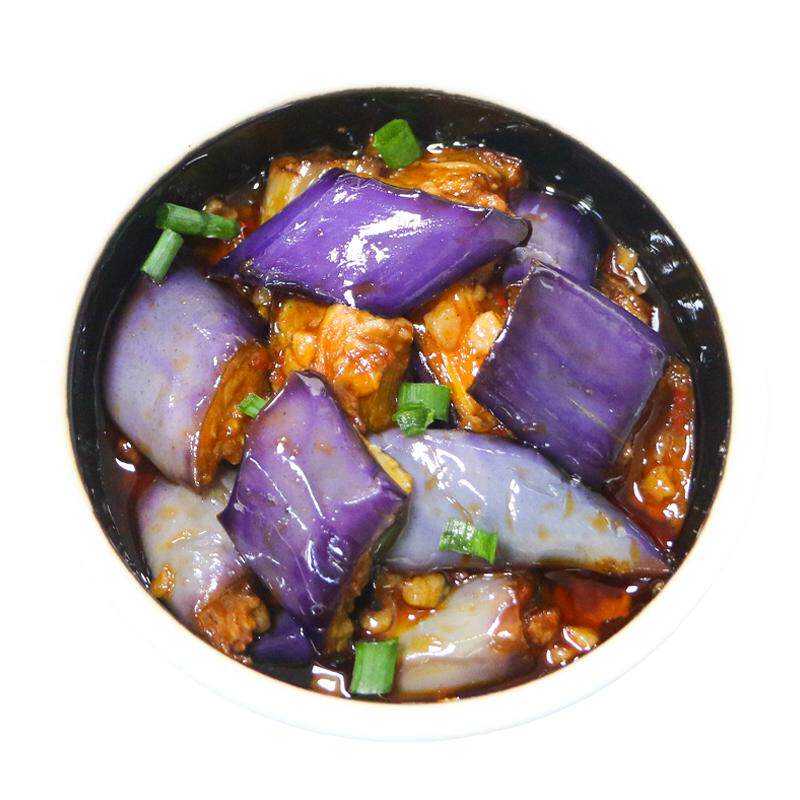 老土锅肉末茄子商用外卖速食料理包半成品预制菜盖浇饭小碗菜220g