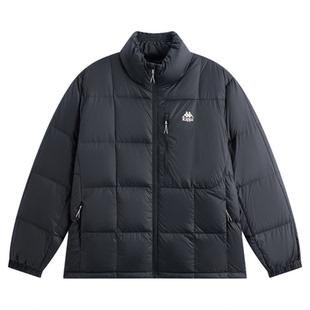 Kappa卡帕背靠背羽绒服女2026新款冬季保暖外套情侣立领运动上衣