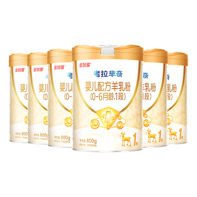 多加多考拉芈奇羊奶粉1段6罐装