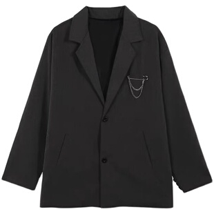 韩版bf风套装学院风校服制服休闲三件套衬衫西服西裤男士炸街学生