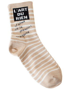 字母嘻哈风春秋欧美中筒袜