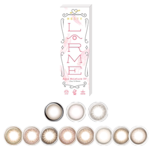 【自营】LARME美瞳三明治日抛MELTY10片隐形眼镜马卡龙布朗尼松露
