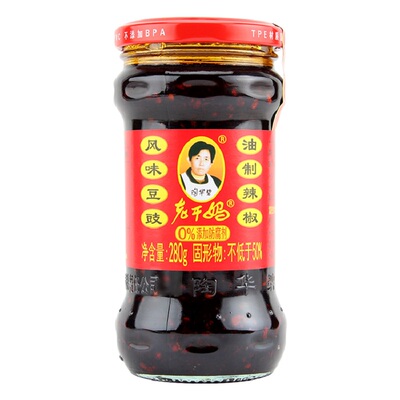 老干妈风味豆豉风味鸡油辣椒280g