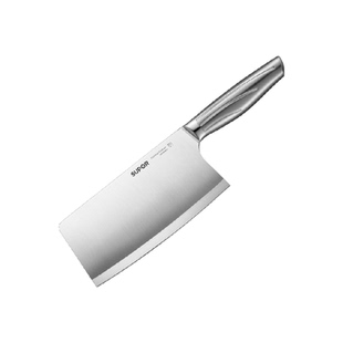 苏泊尔不锈钢菜刀家用厨师用专刀专用切削如风强韧锋芒刀柄防滑纹