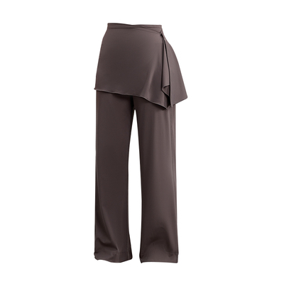 大码胖mm两件套遮臀胯微喇裤