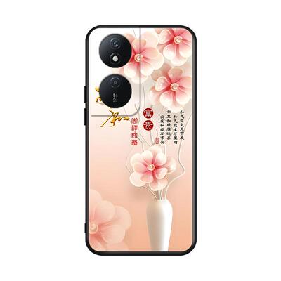 皑晨适用于荣耀畅玩50Plus手机壳保护套CLK-AN00网红新款文字中国风honor唱完50plus全包防摔软壳 clk-an00老