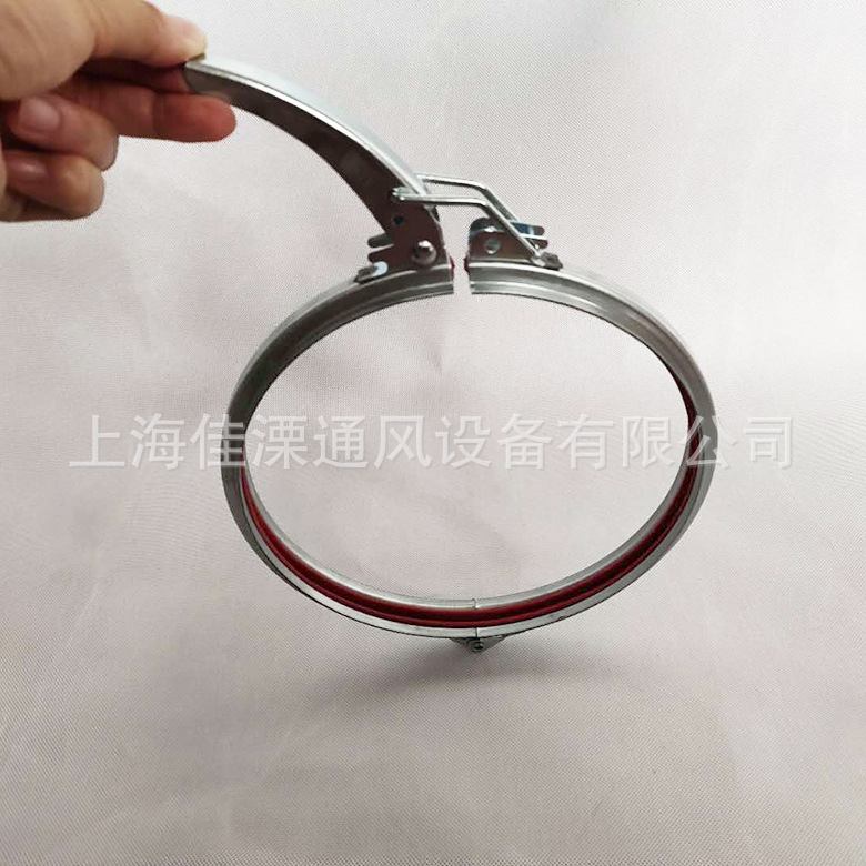 镀锌风管卡箍不锈钢 风管管夹强力抱箍 翻边管快速卡箍密封桶箍
