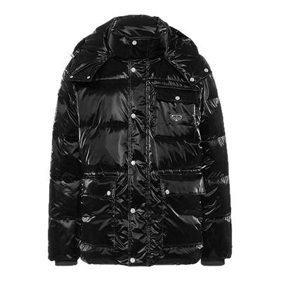 PHILIPP PLEIN 男士经典徽标厚款连帽夹克外套秋冬