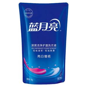 蓝月亮洗衣液补充装500g袋装亮白增艳自然清香薰衣草深层洁净