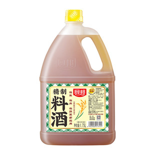 【品牌折扣】厨邦精制料酒酿造发酵黄酒1.75L