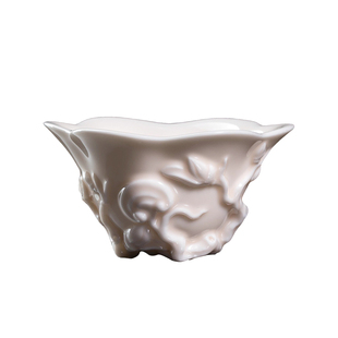 妙莲天香庄晓阳老师手工雕刻玉兰主人杯高端个人专用陶瓷茶杯单杯