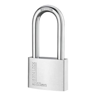 不锈钢弹簧锁头挂锁户外防水仓库工厂专用门锁防锈防盗自弹锁小锁