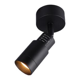 明装调焦聚射灯一束聚光小角度可调3度8度氛围餐饮奶茶室休闲店铺