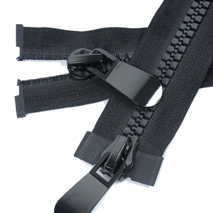 5号树脂拉链开尾长款羽绒服外套口袋拉锁配件衣服拉链多尺寸超长