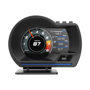 自安平显HUD抬头显示多功能OBD液晶仪表盘PID数据实时监测车A501