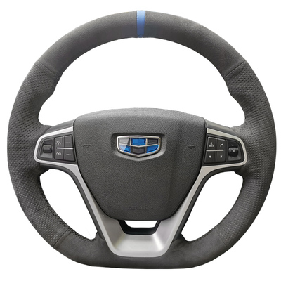 吉利缤瑞翻毛皮手缝方向盘套 博越PRO缤越星越帝豪GS星瑞专用把套