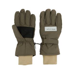 丹麦MINI A TURE童装迷你阿兔鹅冬季儿童加绒防风防水分指手套