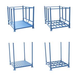 堆垛架仓库冷库巧固架重型布料折叠货架仓储金属架子插管托盘钢制