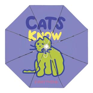 知伞全自动遮阳伞银胶防晒防紫外线太阳伞便携五折叠晴雨伞两用女