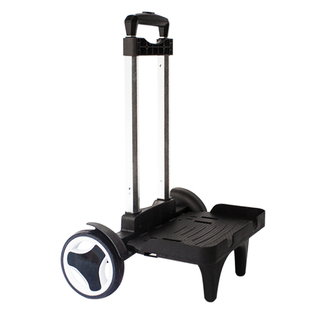 拉书包拉杆架女孩小学生静音拉车爬楼折叠轮子儿童背包拖车架初中