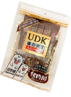 优之良品udk猪肉脯五香沙爹