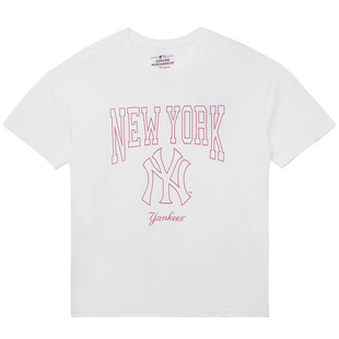 FANATICS x MLB联名洋基队经典NY休闲短袖T恤女款26年夏季半袖潮