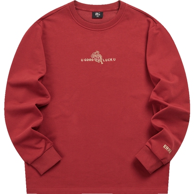 财马送福丨鸿星尔克卫衣冬季新款男女新年本命年红色衣服长袖上衣