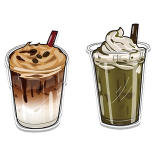咖啡店氛围布置咖奶茶店挂画咖啡杯创意形象墙面装饰网红打卡墙贴