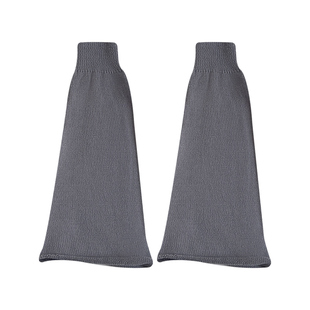 白色堆堆袜喇叭袜套女小腿袜腿套喇叭型针织袜筒2026新款冬季腿袜