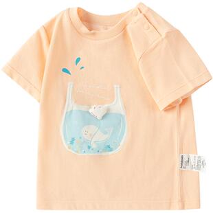 巴拉巴拉宝宝短袖t恤婴儿女童上衣夏装甜美萌趣可爱时尚洋气时髦