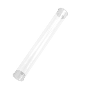 PVC管透明管带盖子包装管塑料管透明硬管塑料管防尘外径16内径15