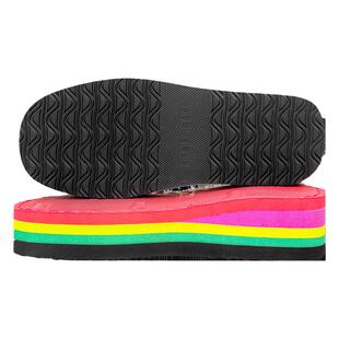 孺子牛鞋底手工钩编毛线棉鞋拖鞋底加厚松糕底耐磨防滑高台鞋底子