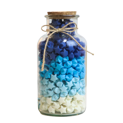 新款ins许愿瓶星星折纸玻璃瓶