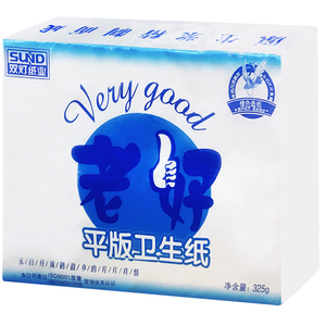 双灯老好平板卫生纸耐用厚实耐撕